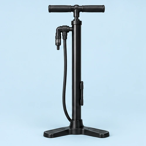 Floor bicycle pump, conceptual product image
